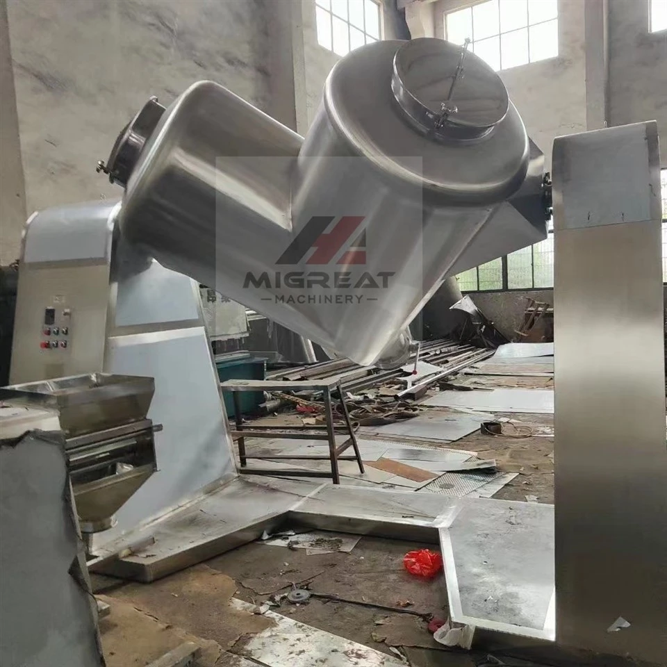 V shaped blender chemical mixing machine (3)